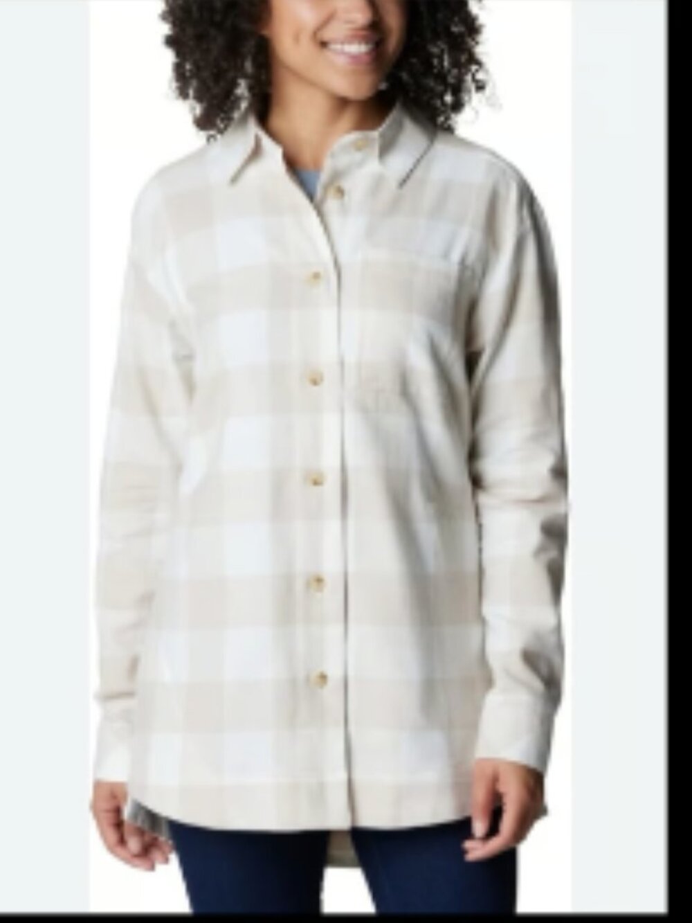 Columbia Holly Hideaway 100% Cotton Flannel Button Down